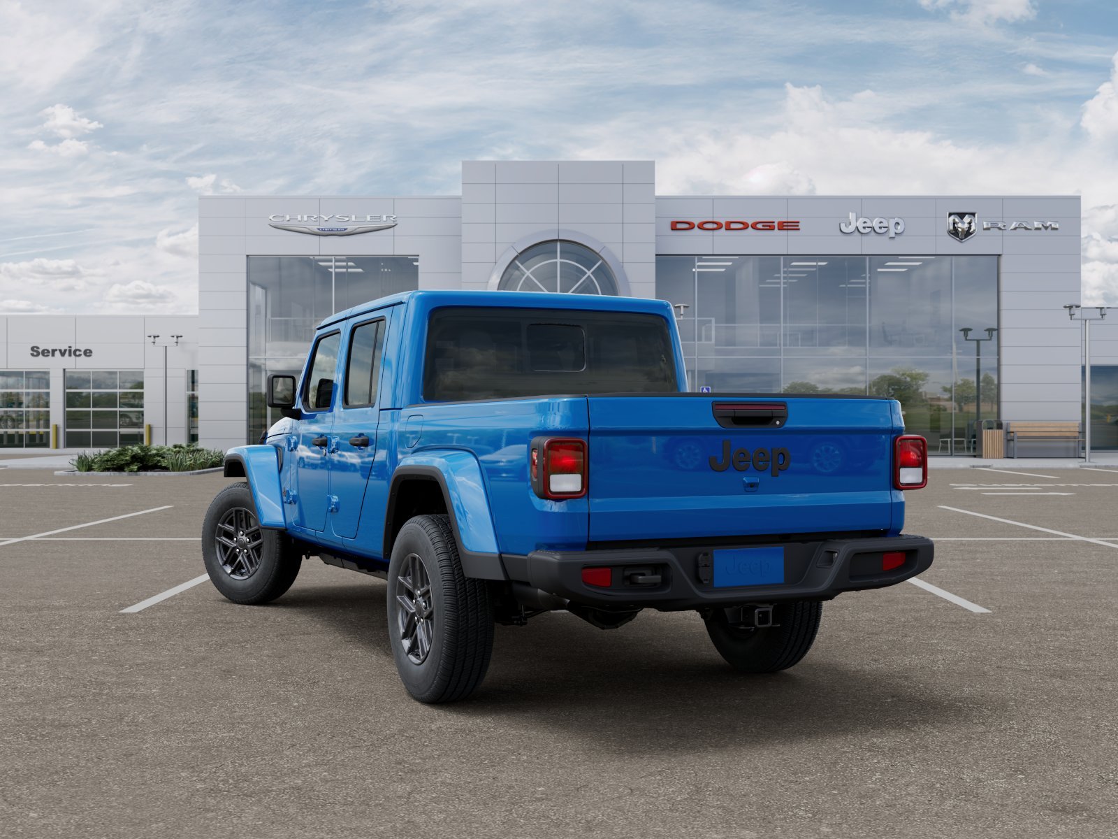New 2026 Hydro Blue Pearl-Coat Exterior Paint Jeep Sport S image 35
