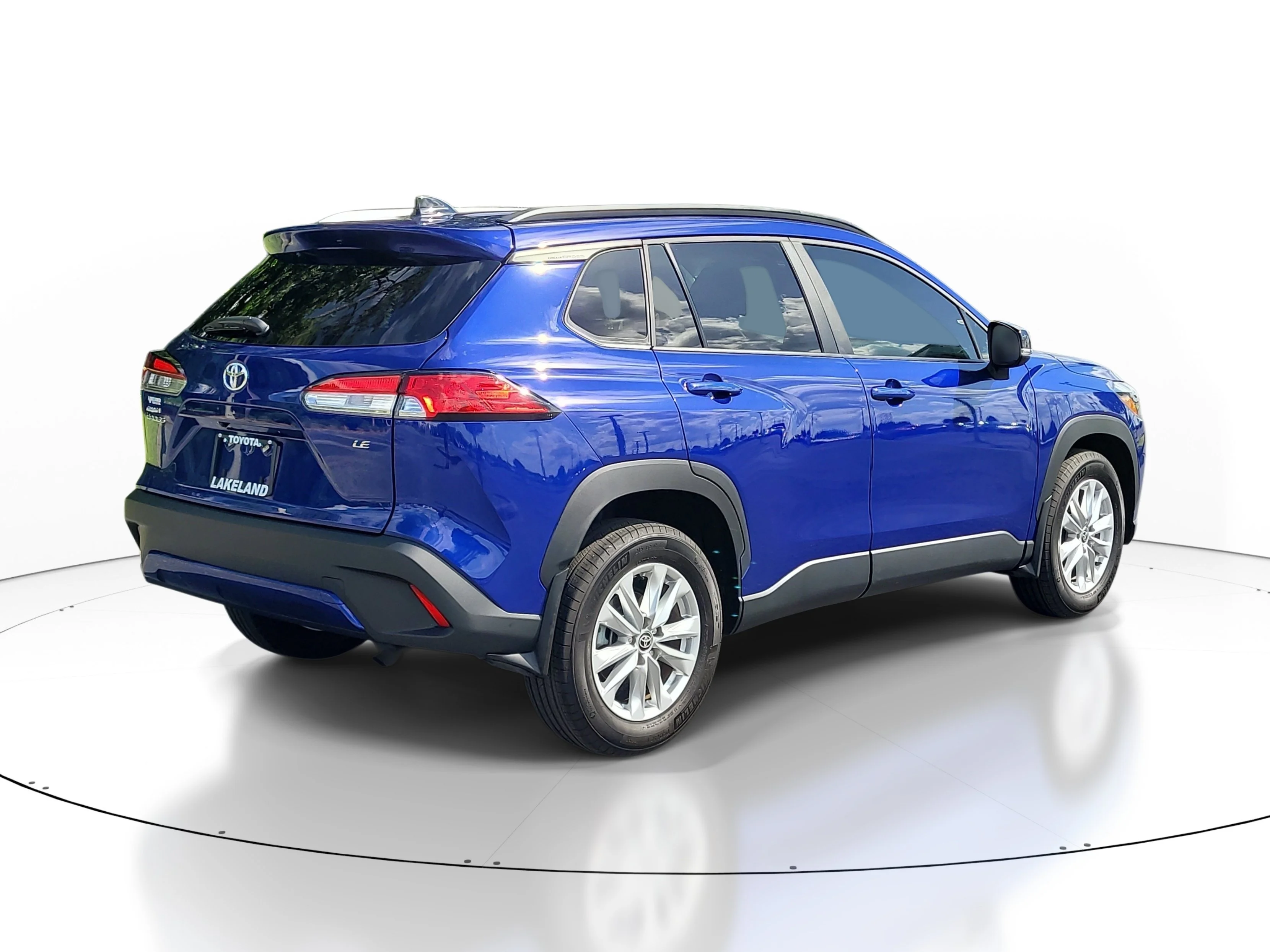 Used 2025 Blue Crush Metallic Toyota LE image 6