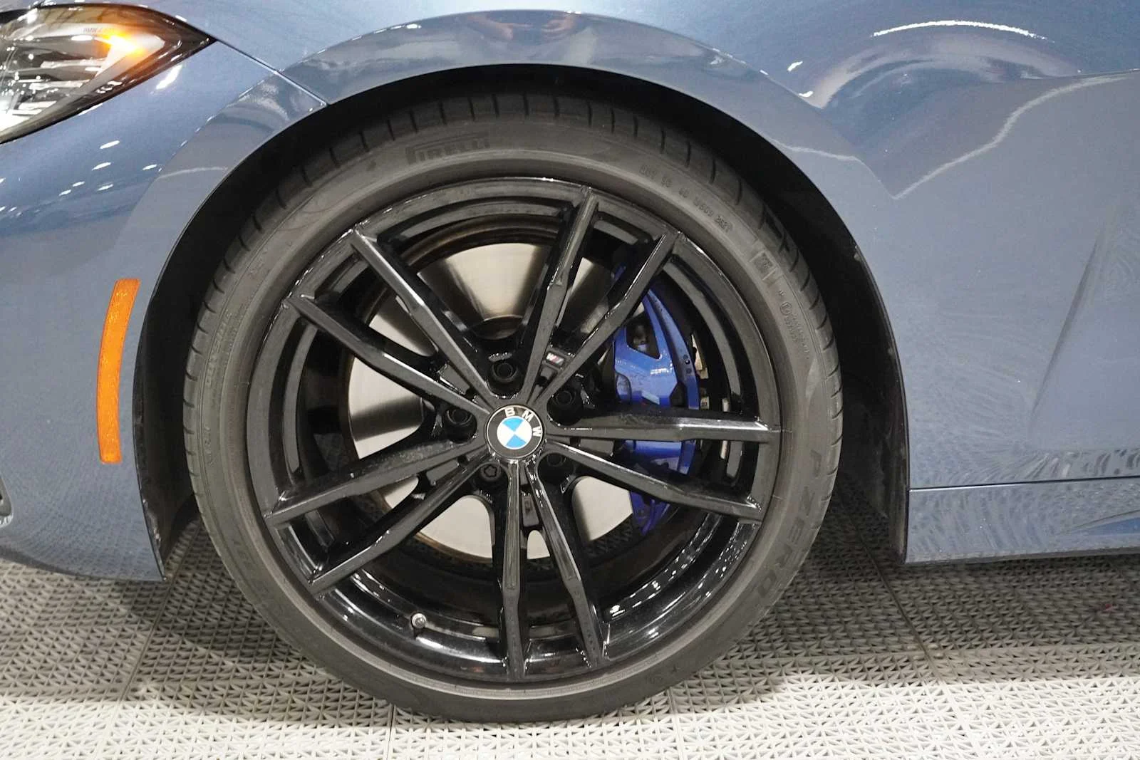 Used 2022 Arctic Race Blue metallic BMW 430i image 8