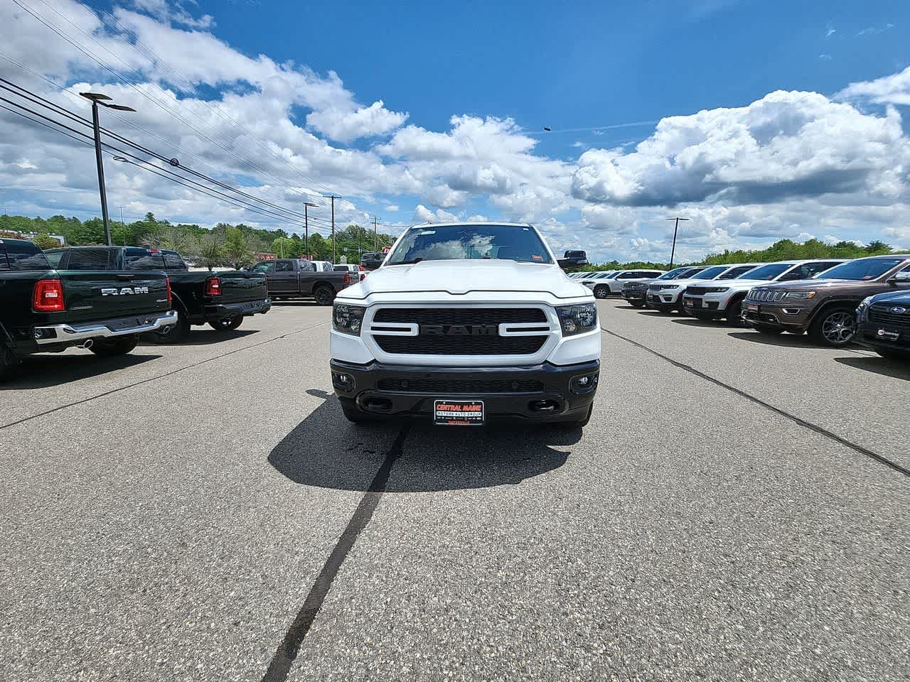 Used 2023 Bright White Clearcoat Ram Big Horn image 3