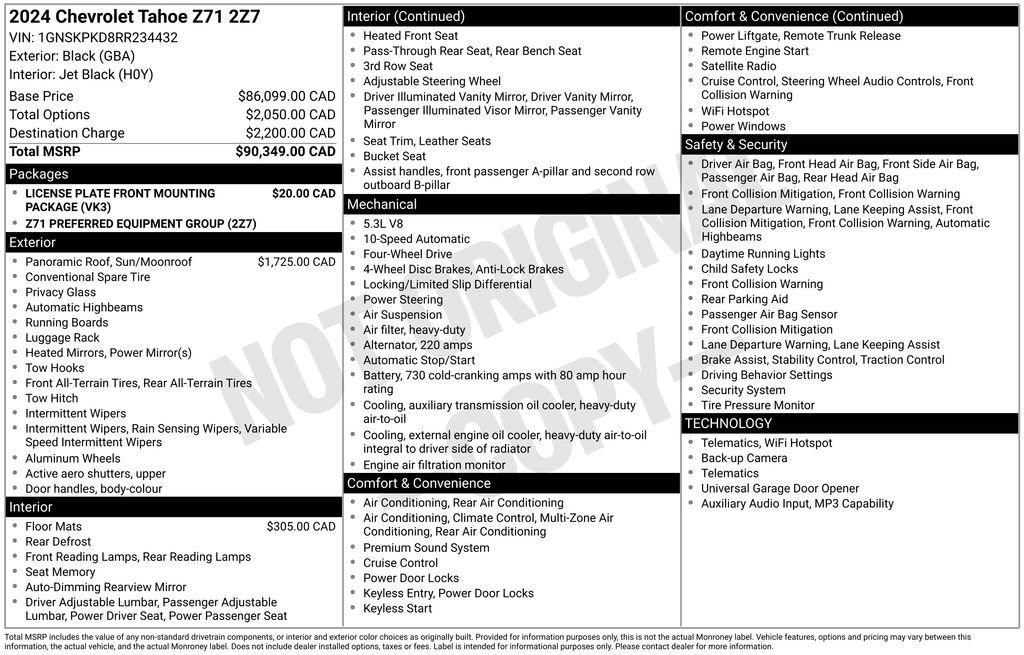 Used 2024 Black Chevrolet Z71 image 33