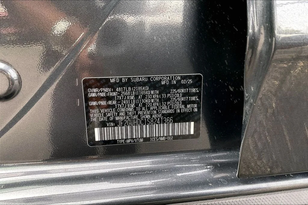 Certified Used 2025 Gray Subaru Premium image 37