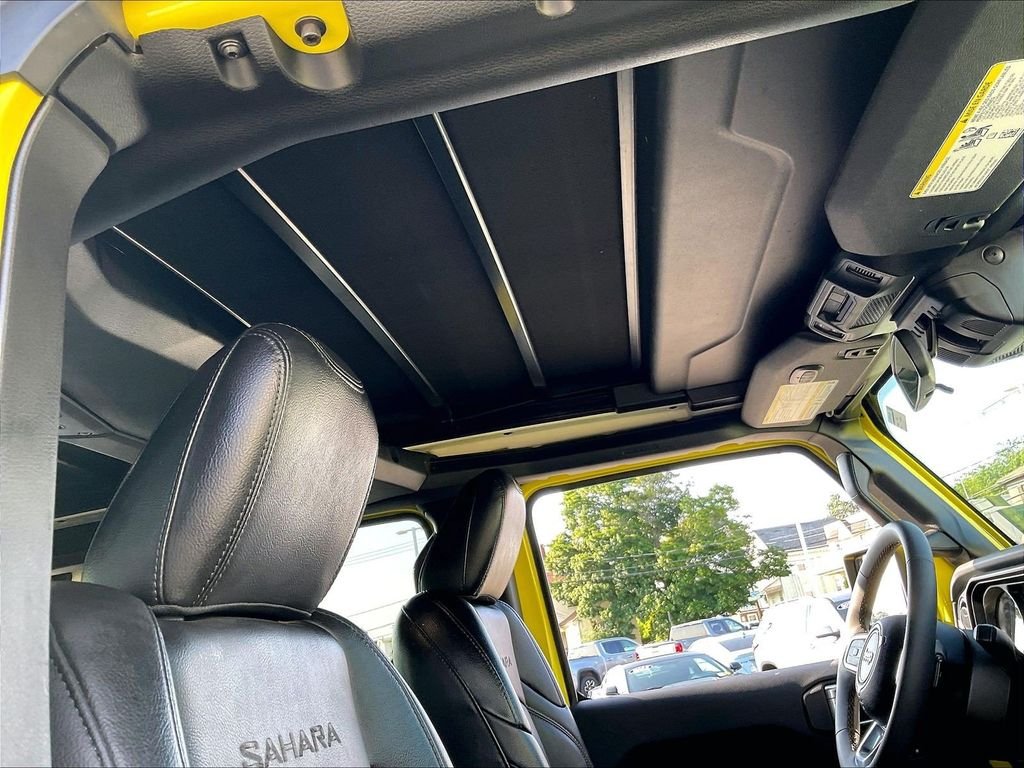 Used 2024 Yellow Jeep Sahara 4xe image 22