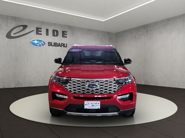 Used 2022 Red Metallic Ford Platinum image 9