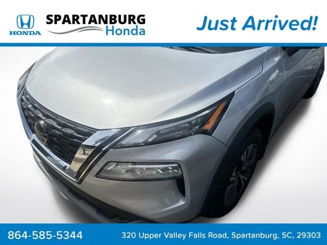 Used 2021 Brilliant Silver Metallic Nissan SV image 1
