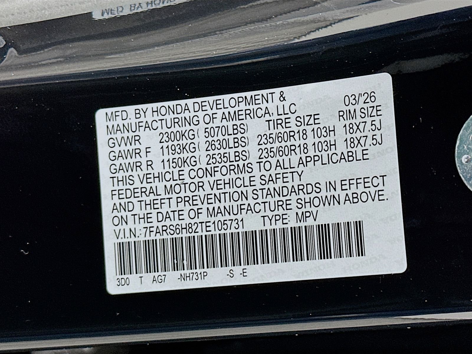 Used 2026 Crystal Black Pearl Honda Sport-L image 31