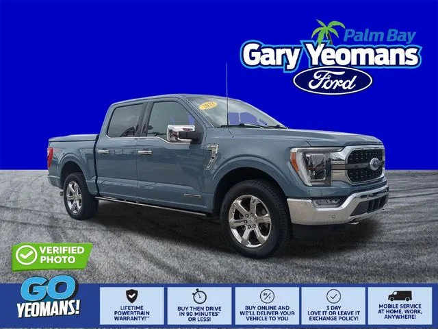 Certified Used 2023 Azure Gray Metallic Ford King Ranch image 1
