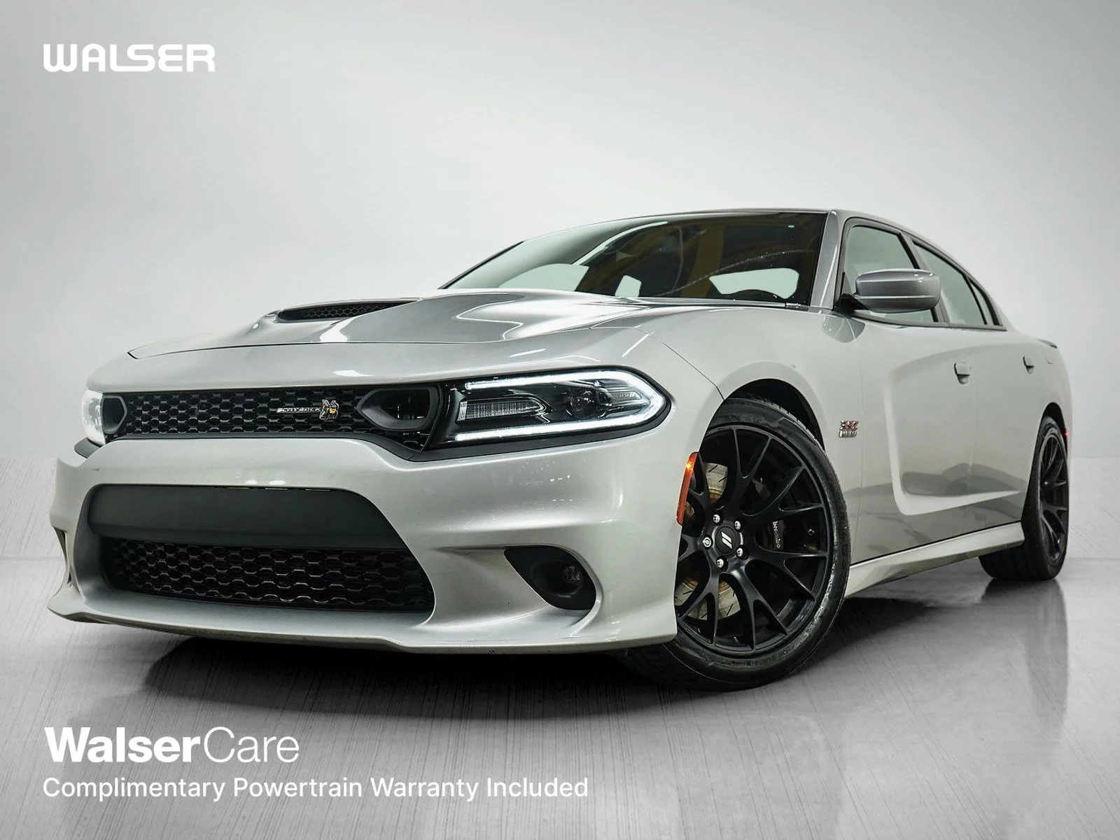 Used 2019 Triple Nickel Clearcoat Dodge Scat Pack RWD image 1