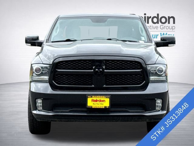 Used 2018 Brilliant Black Crystal Pearlcoat Ram Night image 2