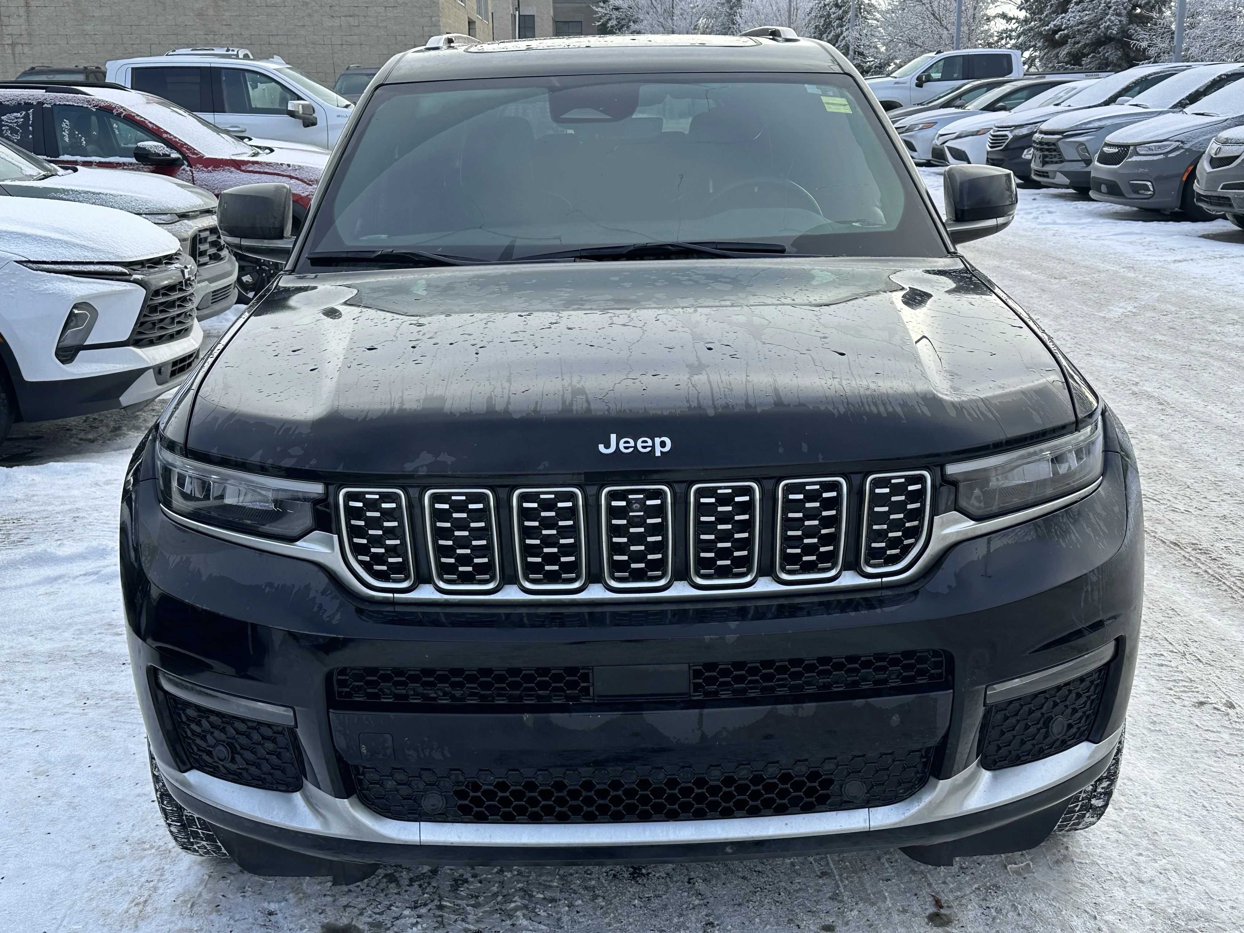 Certified Used 2021 Diamond Black Crystal Pearl Jeep Summit image 2