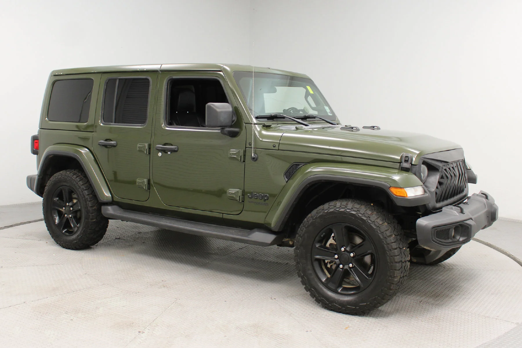 Used 2021 Sarge Green Clearcoat Jeep Sahara Altitude 4x4 image 24