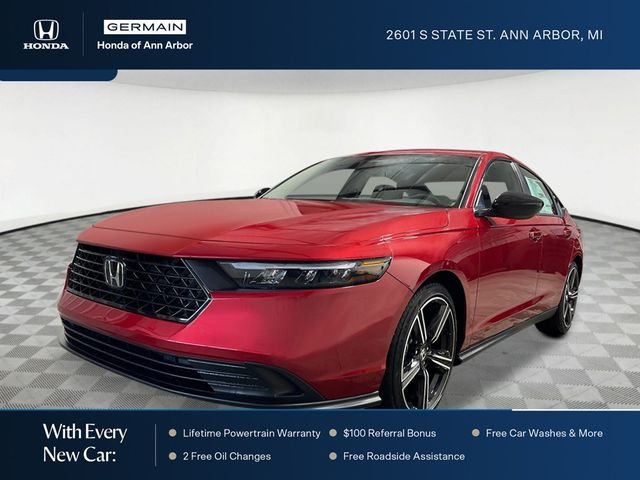 New 2026 Radiant Red Metallic Honda Sport image 1