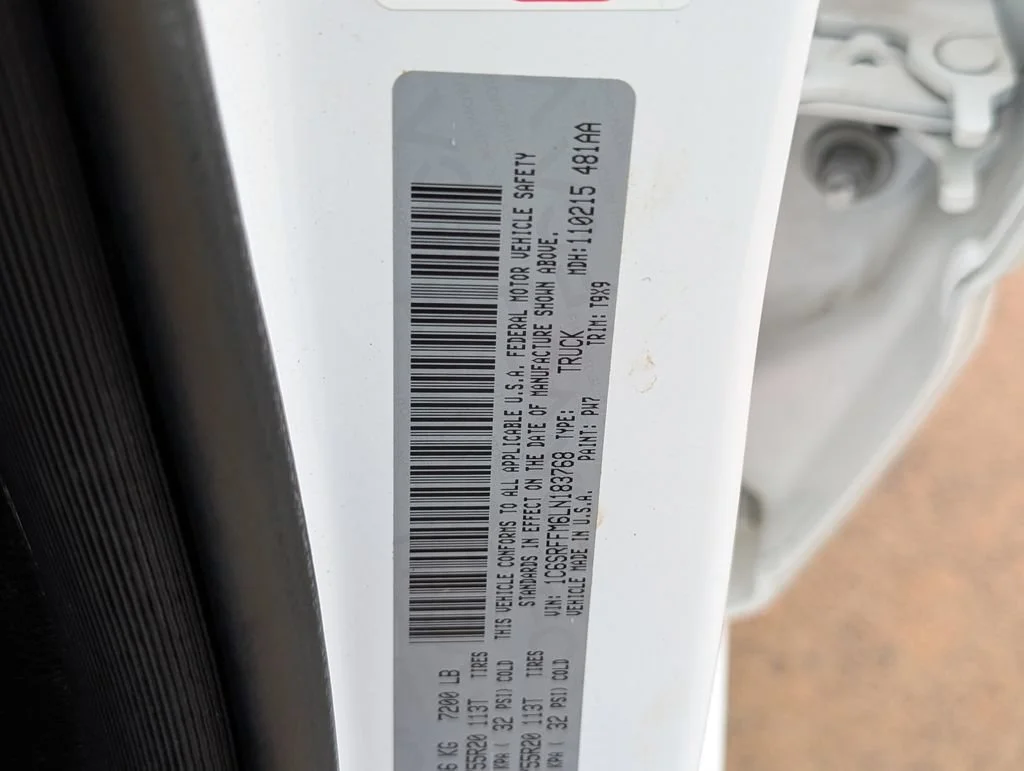 Used 2020 White Ram Lone Star Crew Cab 4x4 5