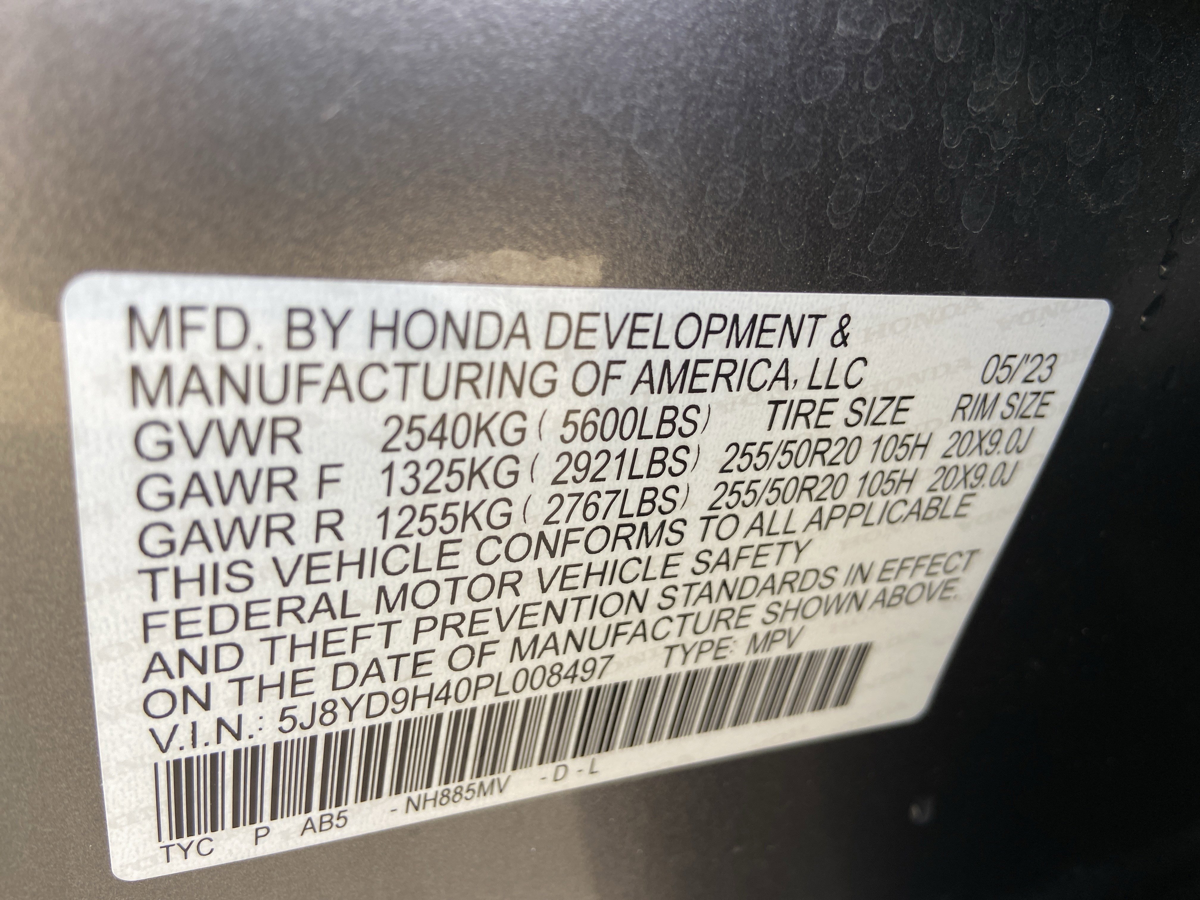 Used 2023 Liquid Carbon Metallic Acura w/Technology Package image 33
