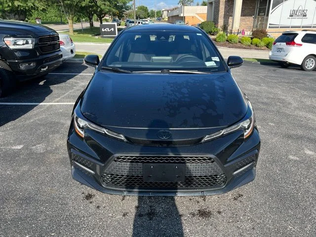 Used 2021 Black Toyota SE image 2