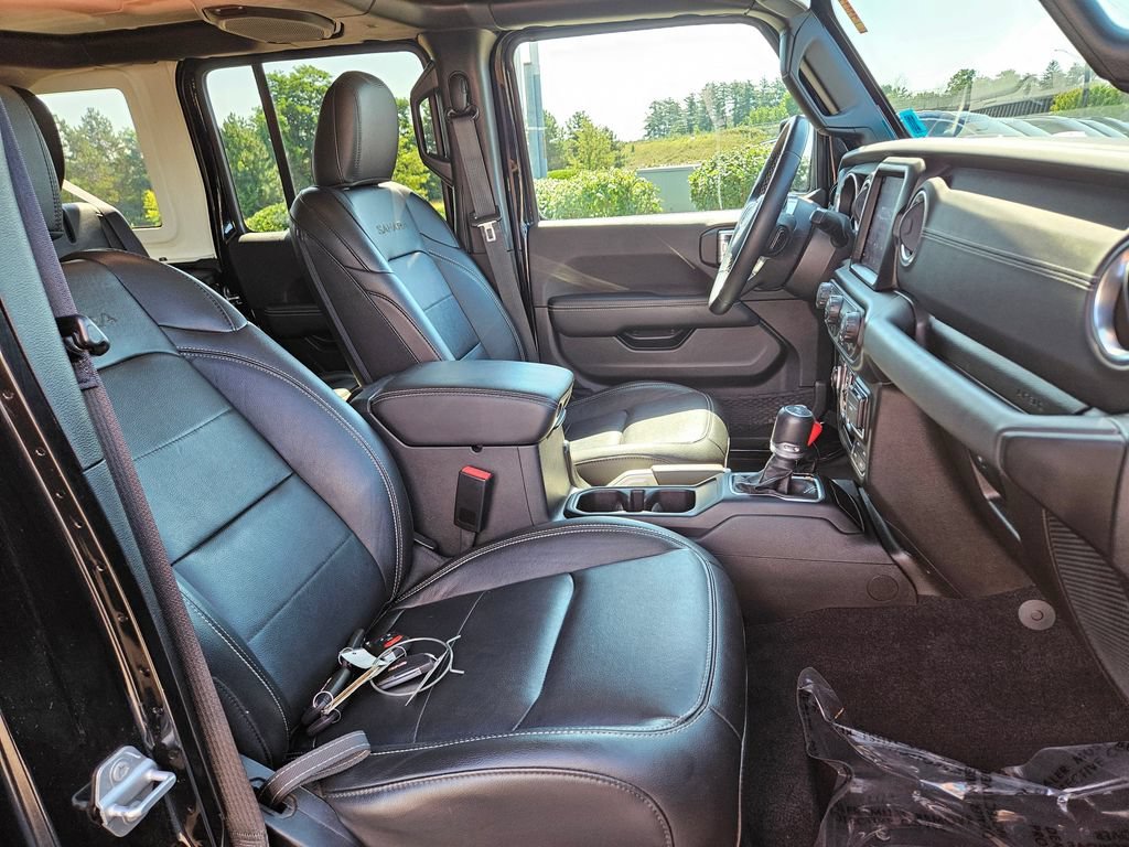 Used 2023 Black Jeep Sahara 4x4 image 13