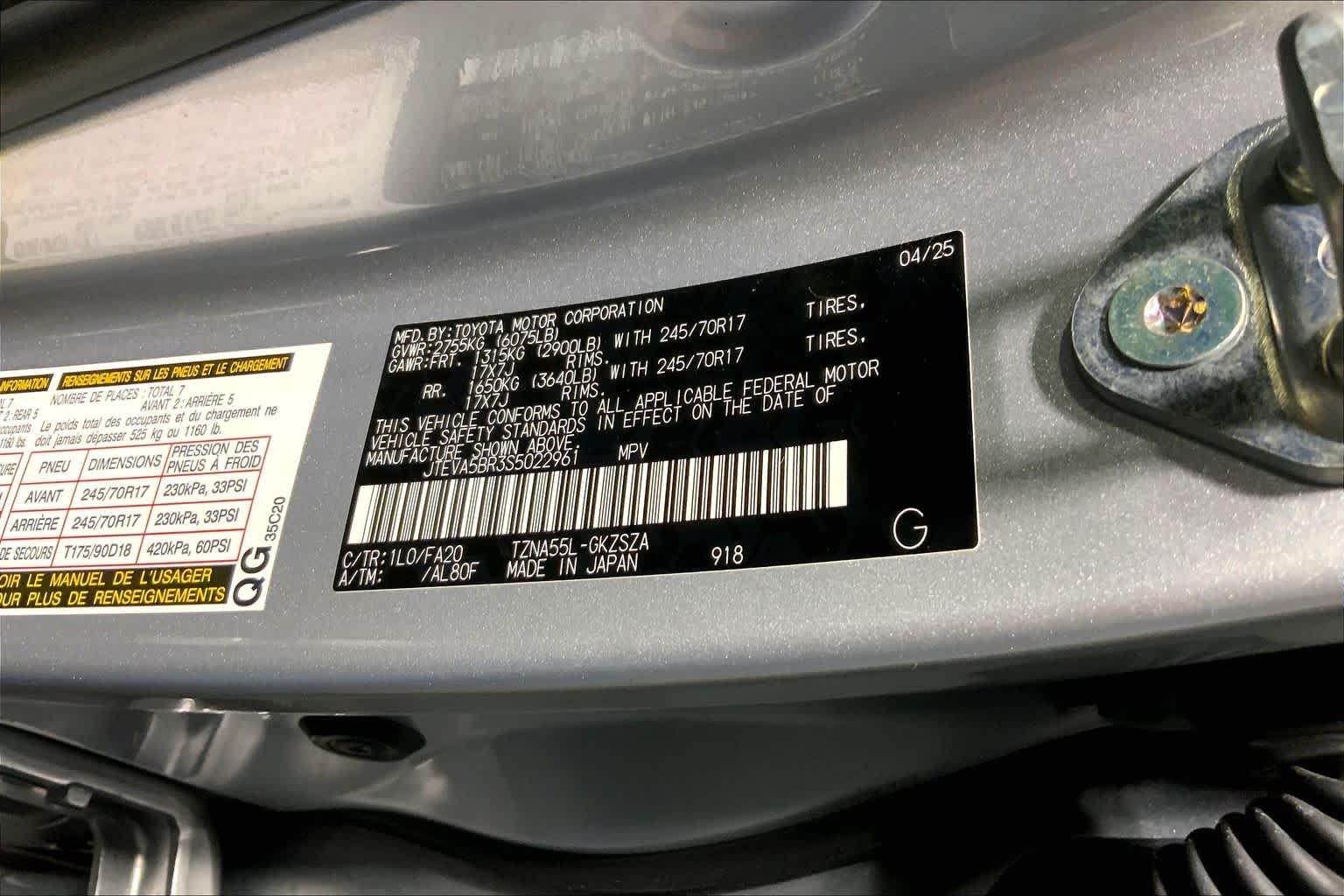 Used 2025 Cutting Edge Toyota SR5 image 37