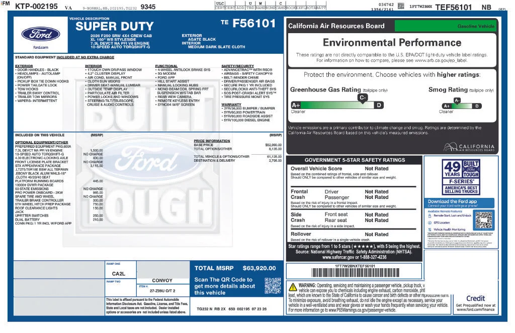 New 2026 Black Ford XL image 7