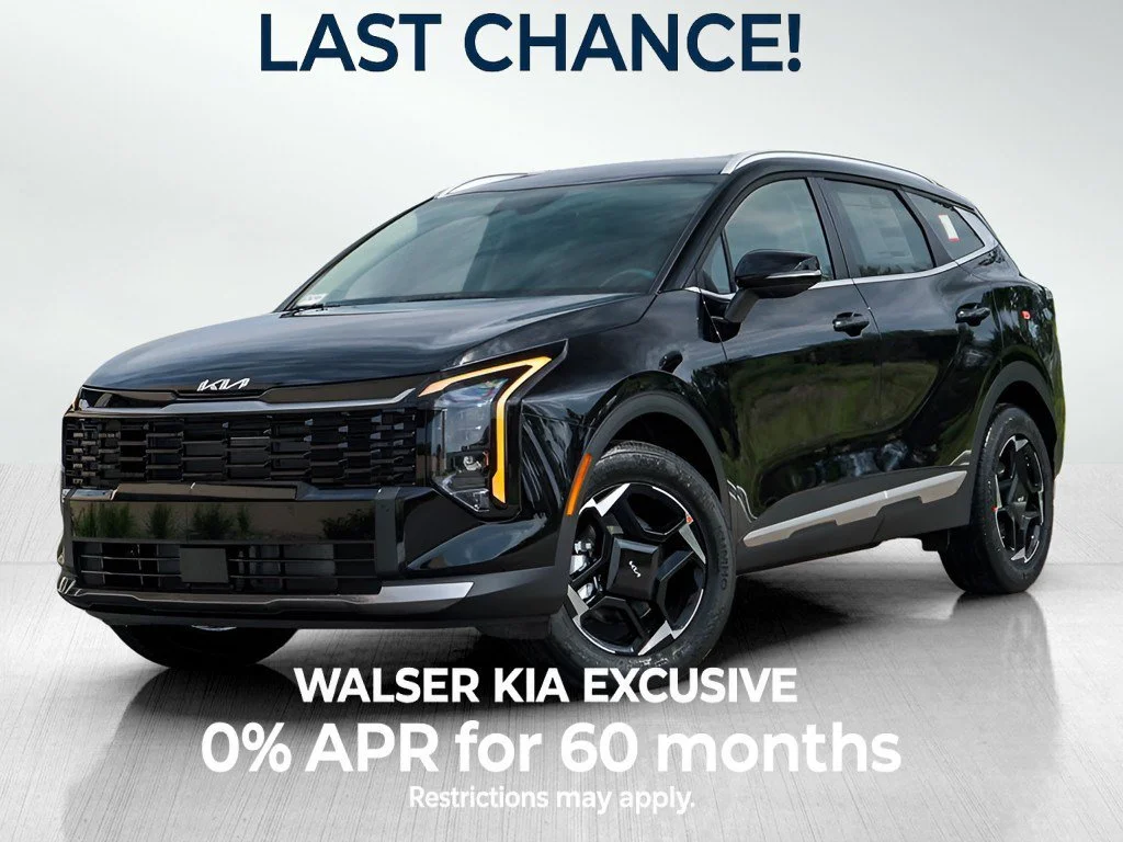 New 2026 Ebony Black Kia EX AWD image 1