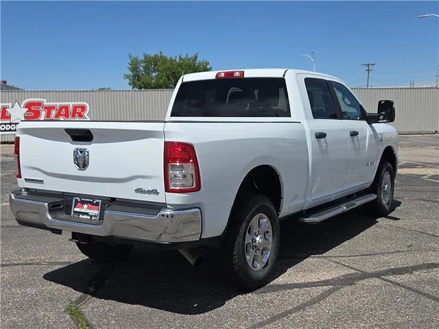 Used 2024 White RAM Big Horn 4x4 Crew Cab 6.3 ft. box 149 in. WB image 5