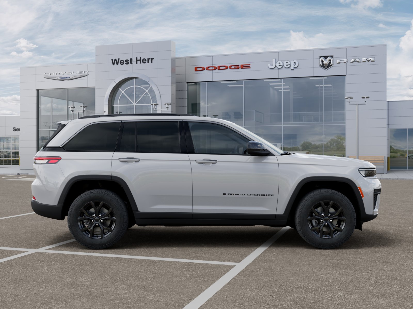 New 2026 Bright White Clear-Coat Exterior Paint Jeep Laredo Altitude image 34