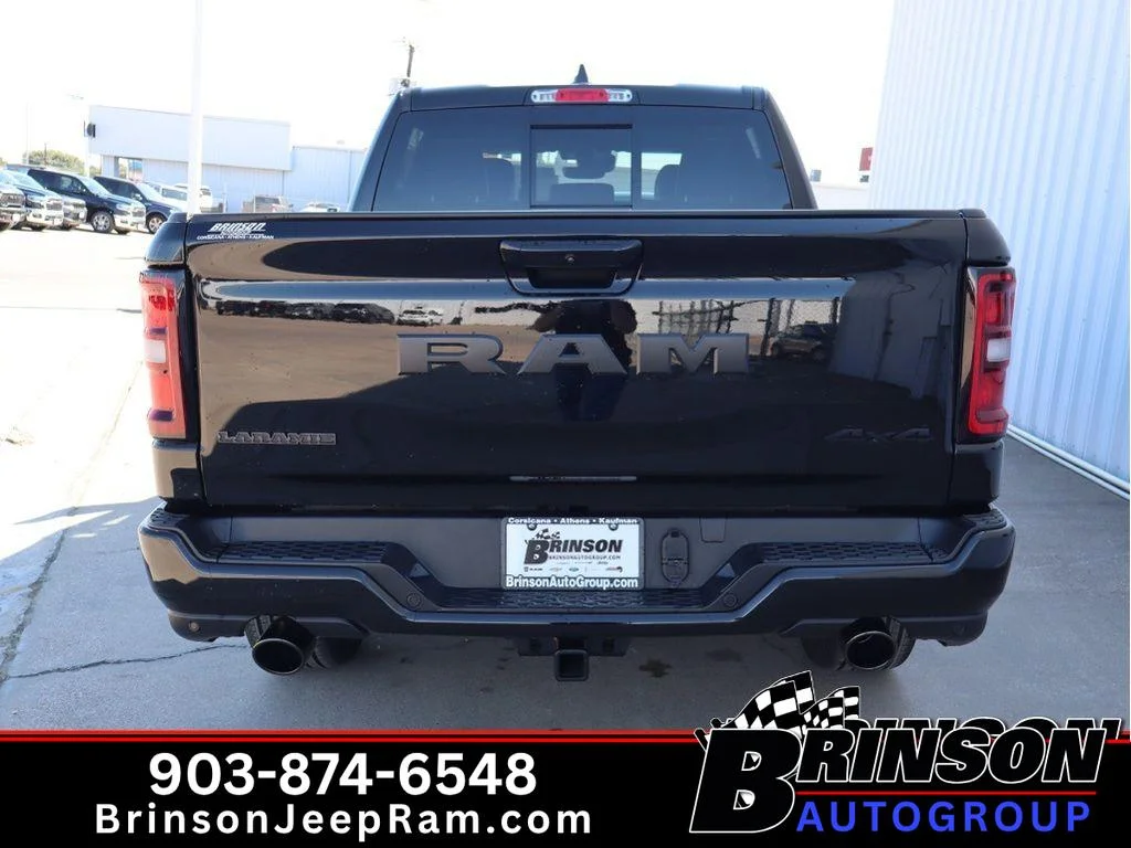 New 2026 Diamond Black Crystal Pearlcoat Ram Laramie image 4