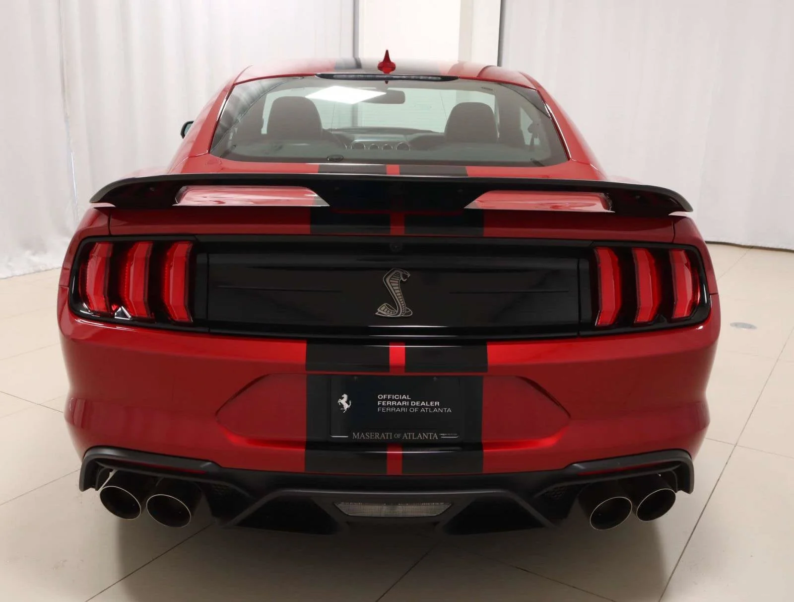 Used 2020 Rapid Red Metallic Tinted Clearcoat Ford Shelby GT500 image 4
