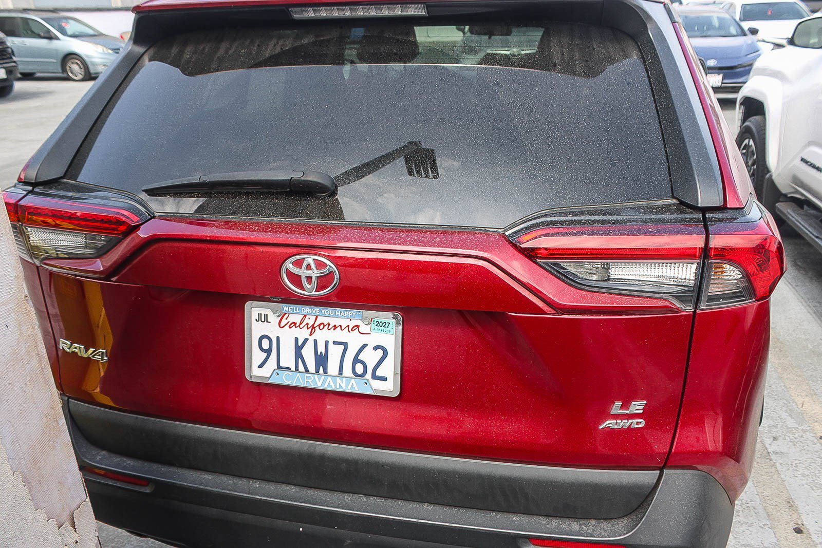 Certified Used 2022 Ruby Flare Pearl Toyota LE image 12
