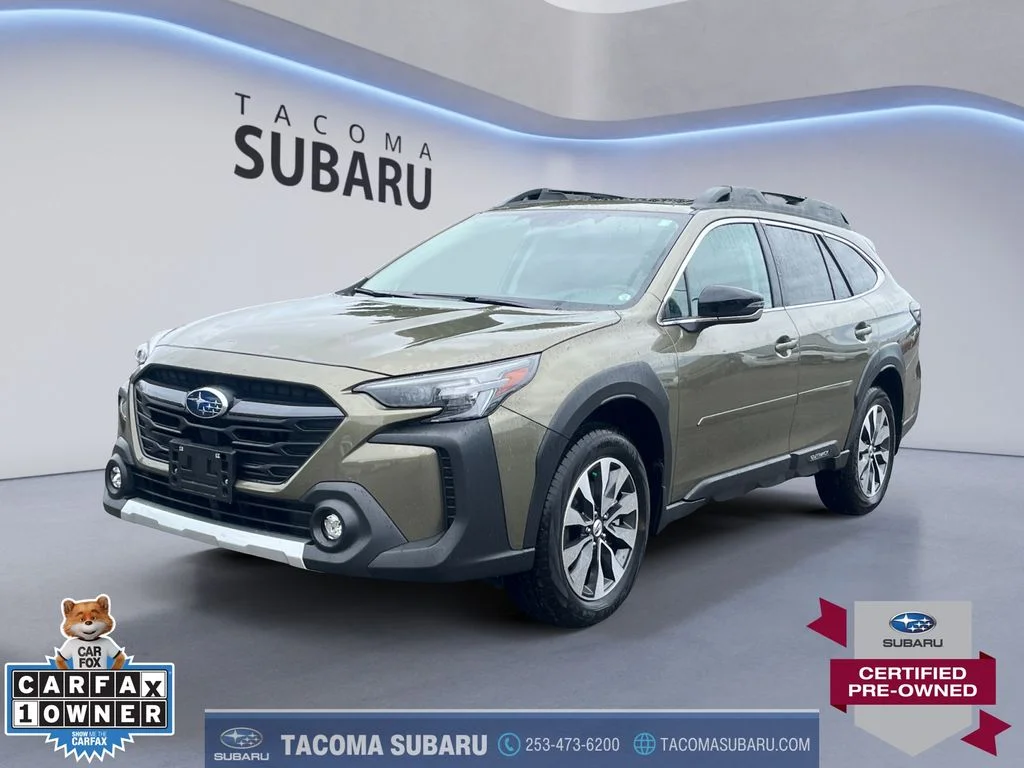 Certified Used 2025 Green Subaru Limited image 1