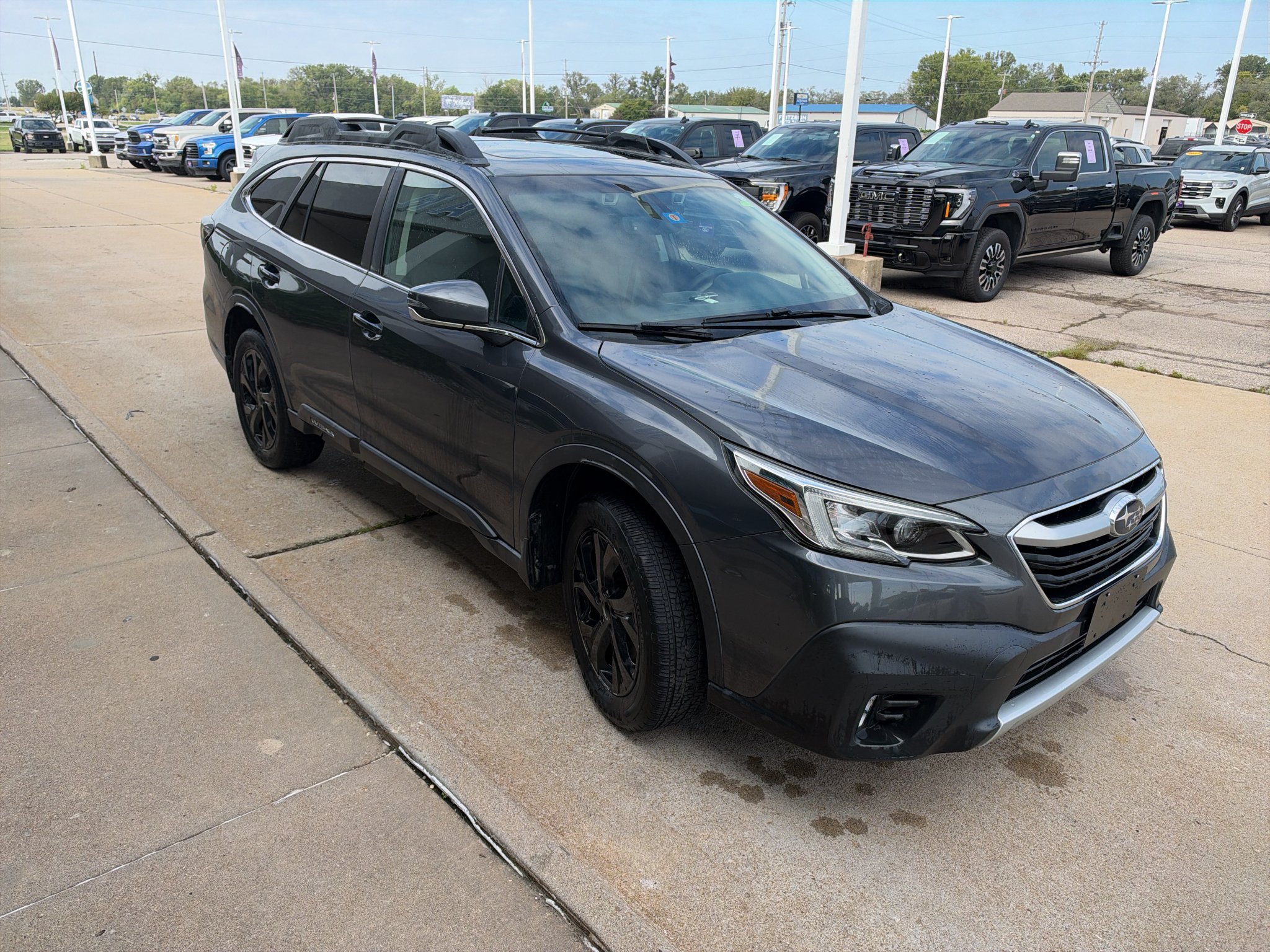 Used 2021 Magnetite Gray Metallic Subaru Limited XT image 4