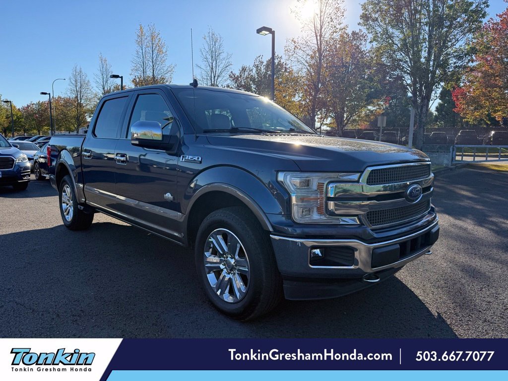 Used 2018 Blue Jeans Metallic Ford King Ranch image 1