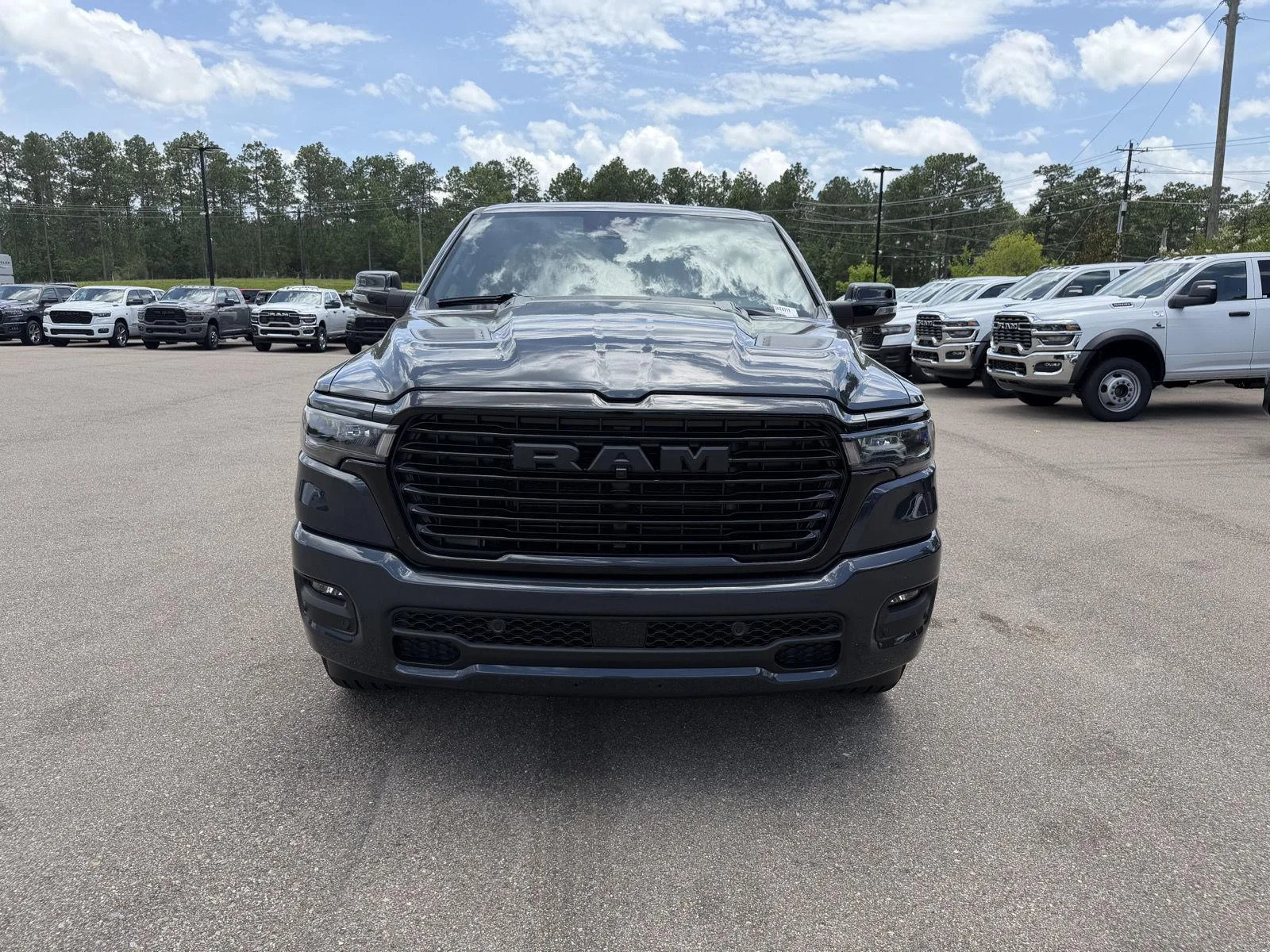 New 2026 Forged Blue Metallic Exterior Paint RAM Laramie image 2