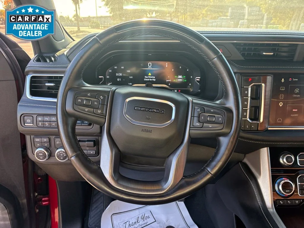 Used 2024 Volcanic Red Tintcoat GMC Denali Ultimate image 11