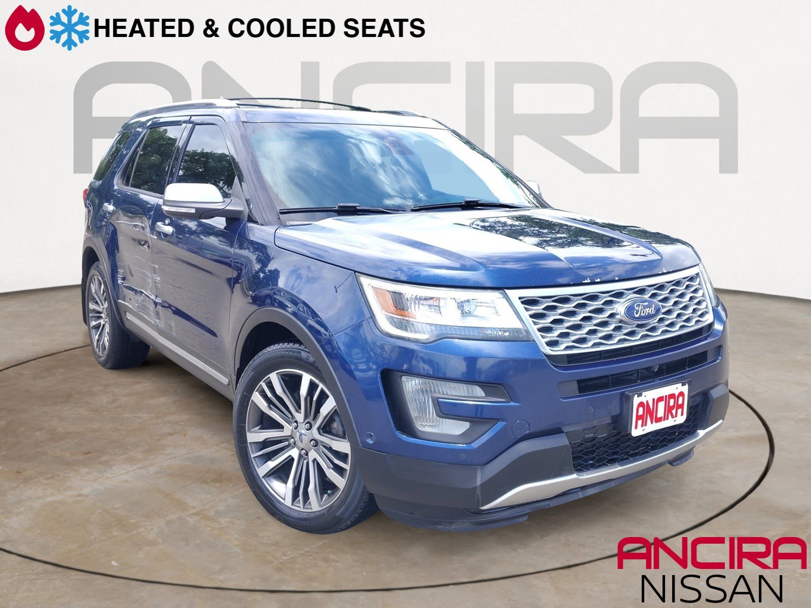 Used 2017 Blue Jeans Metallic Ford Platinum image 1