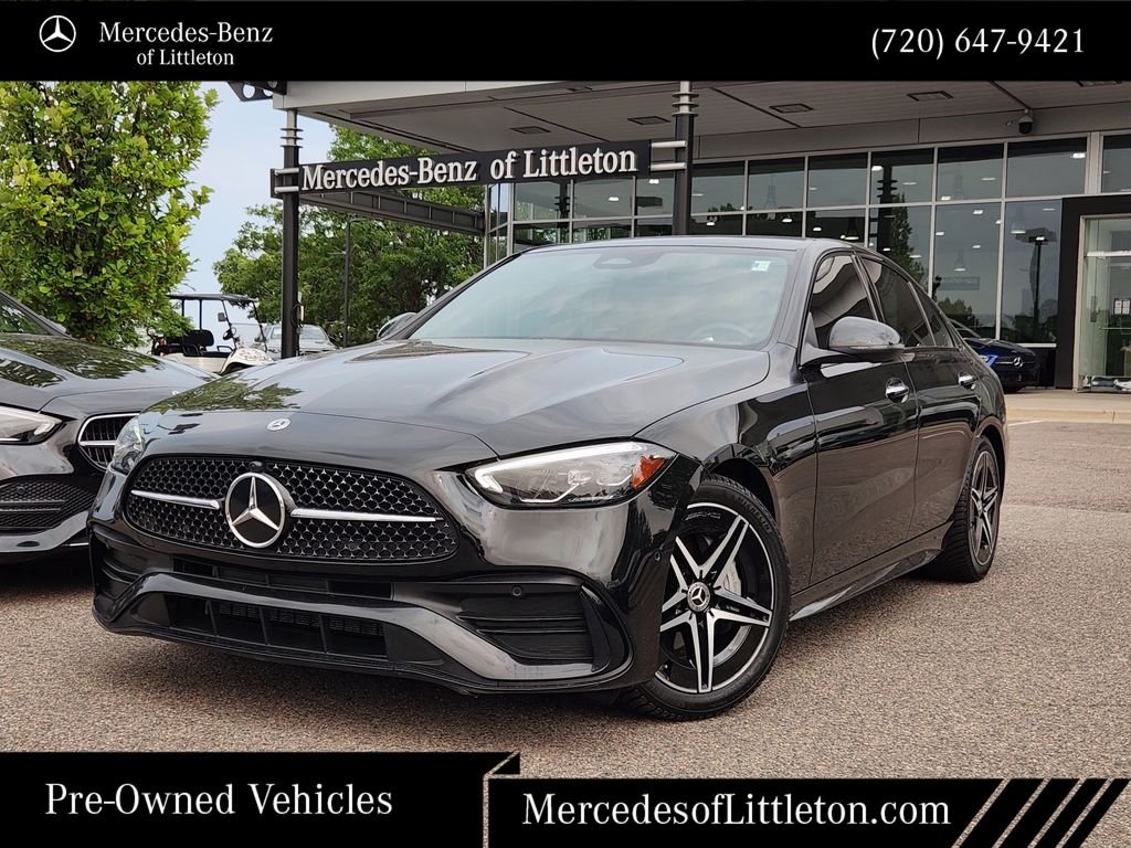Used 2023 Black Mercedes-Benz C 300 image 1