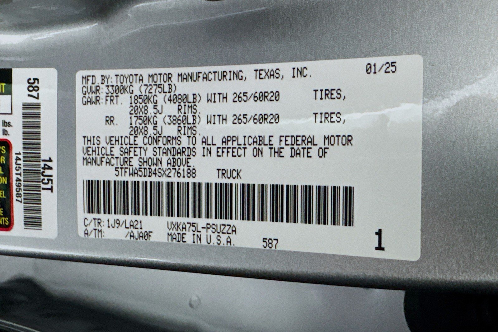 Used 2025 CELESTIAL SILVER Toyota Platinum image 27