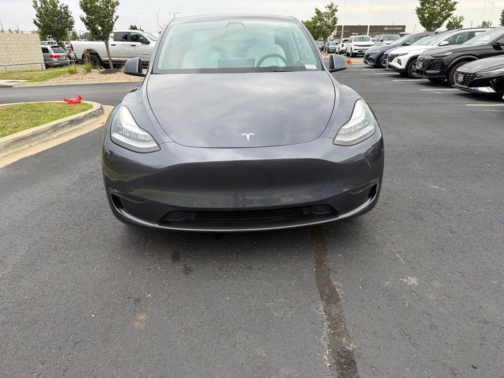 Used 2021 Tesla Model Y Long Range with VIN 5YJYGDEE9MF120705 for sale in Kansas City