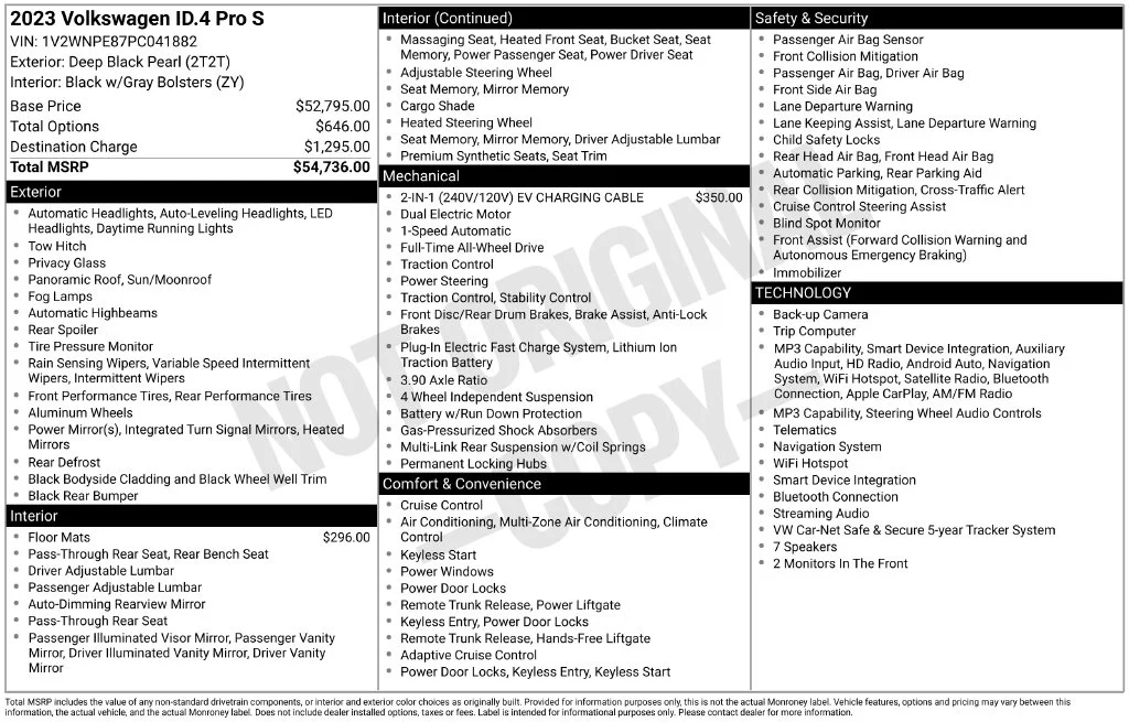 Certified Used 2023 Black Volkswagen Pro S image 25