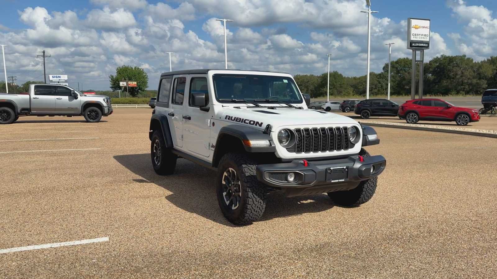 Used 2026 Bright White Clearcoat Jeep Rubicon image 3