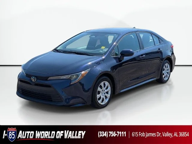 Used 2024 Blue Toyota LE image 1