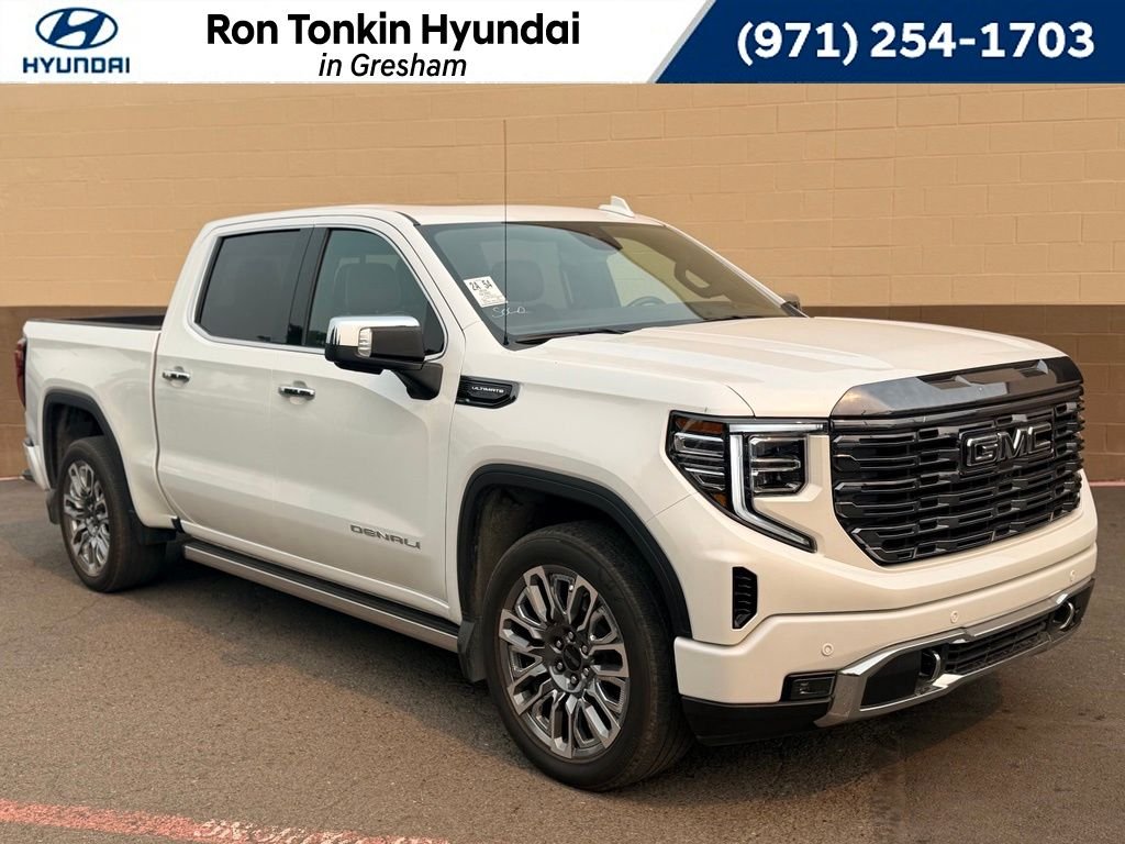 Used 2024 White GMC Denali Ultimate image 1