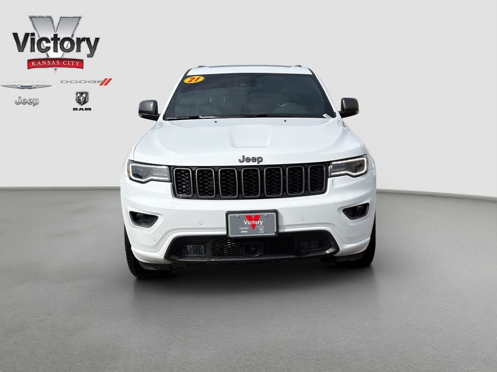 Used 2021 Jeep Grand Cherokee 80th Edition with VIN 1C4RJFBG6MC781015 for sale in Kansas City