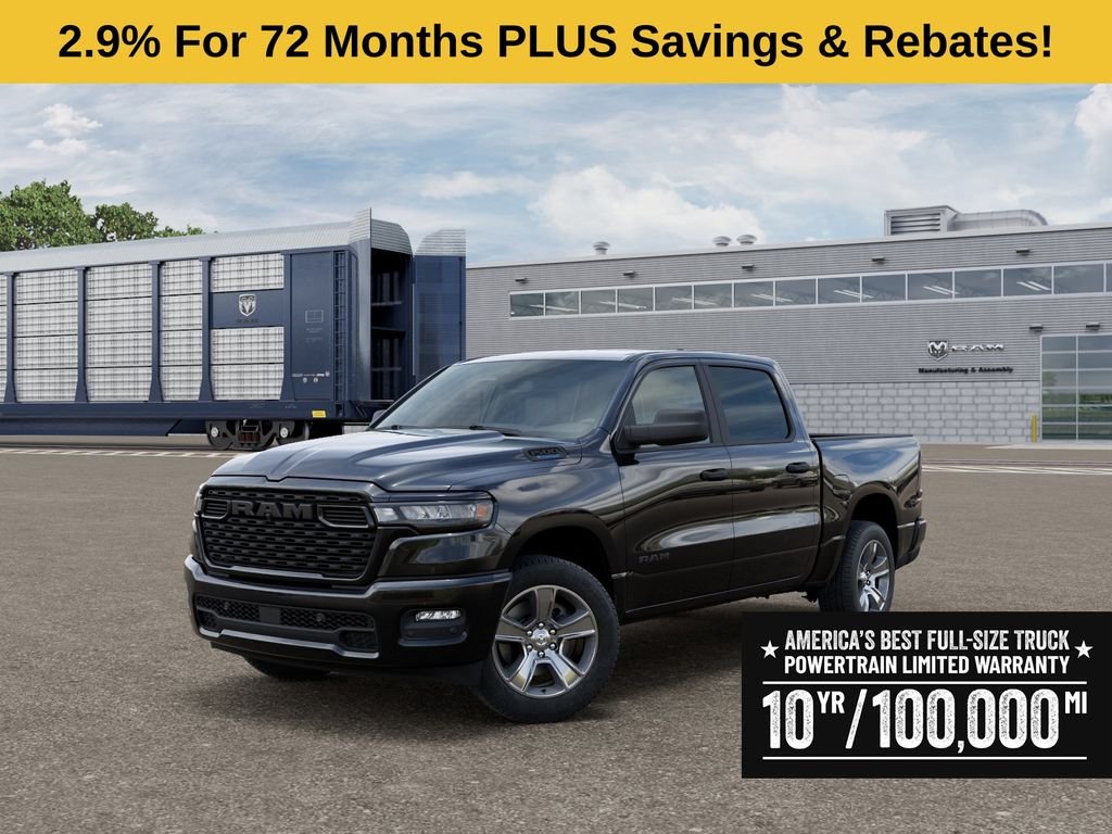 New 2026 Diamond Black Crystal Pearl-Coat Exterior Paint RAM Express image 1