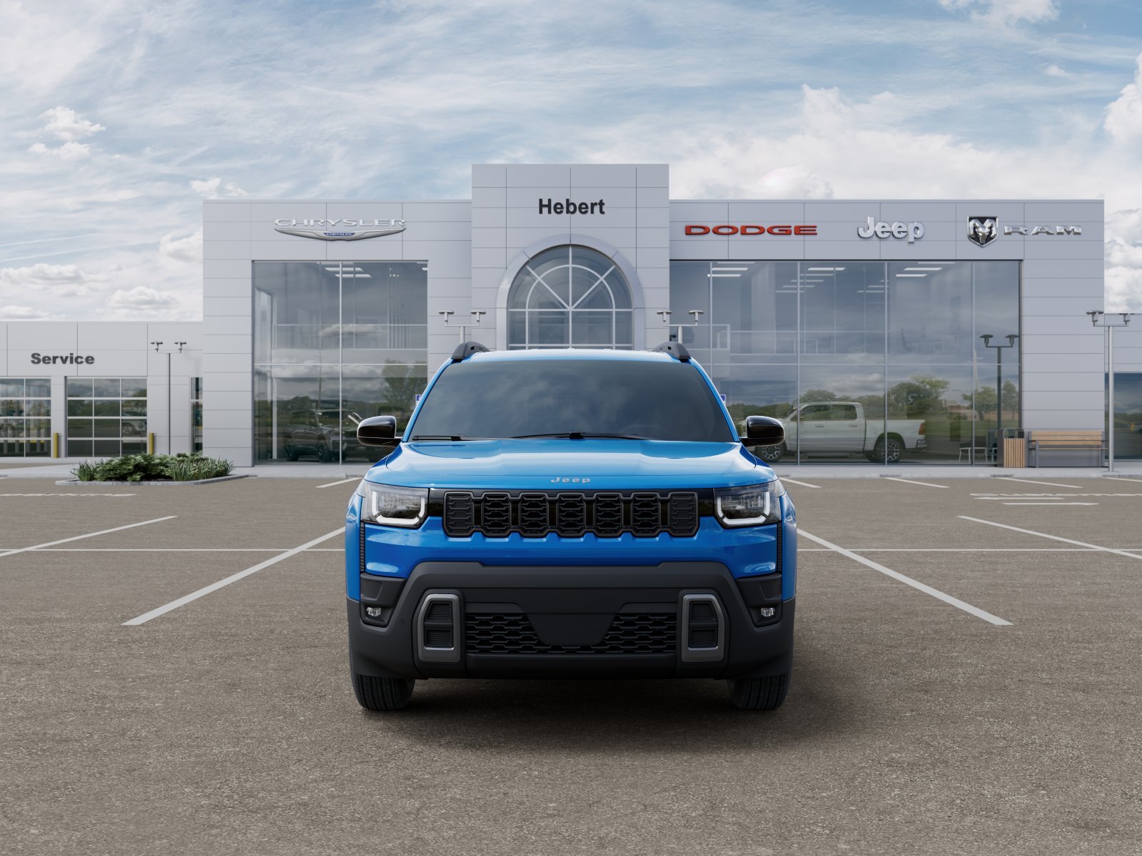New 2026 Hydro Blue Pearl-Coat Exterior Paint Jeep Laredo image 26
