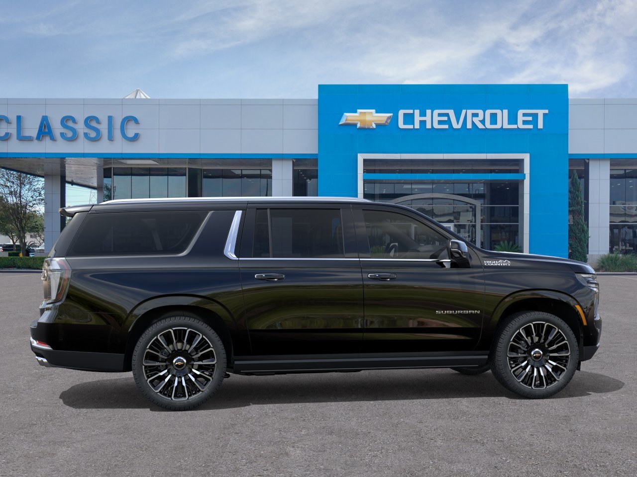 2026 Chevrolet Suburban High Country Black at Classic Elite Chevrolet Hwy 6