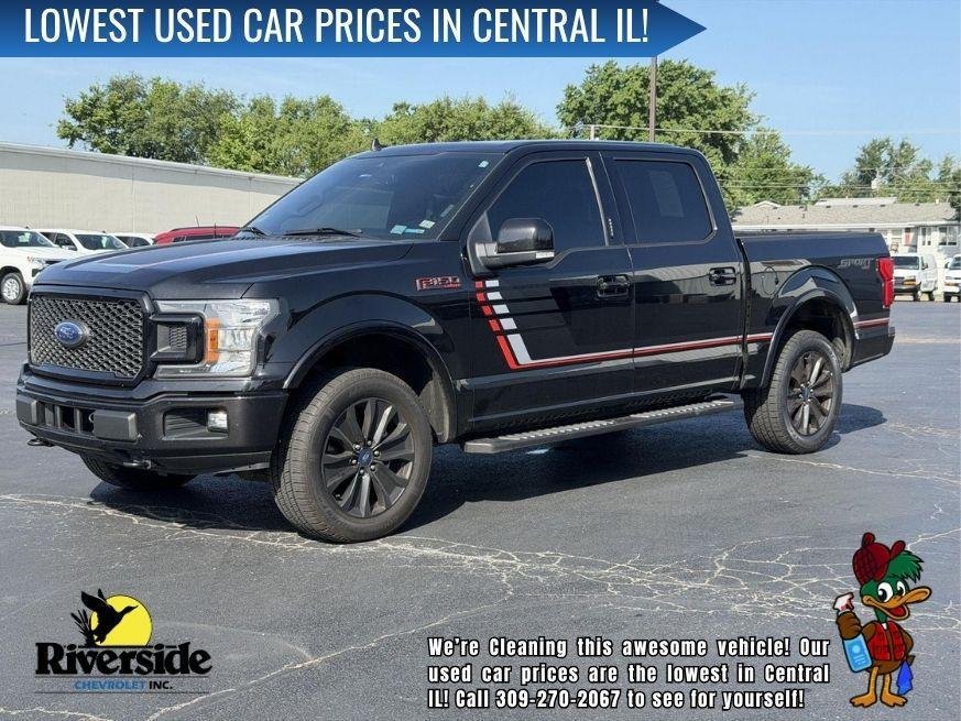 Used 2020 Agate Black Metallic Ford LARIAT image 1