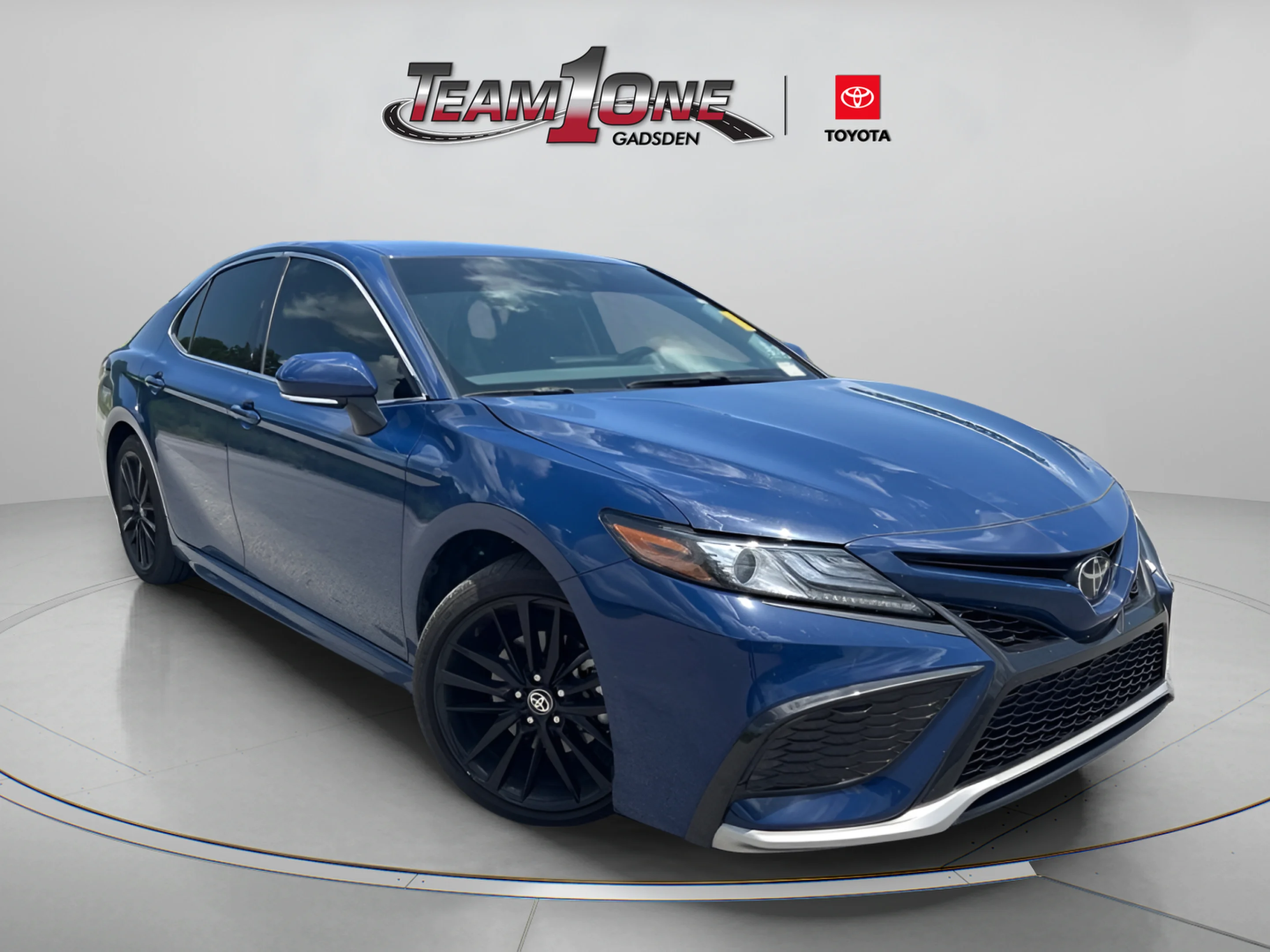 Used 2024 Blue Toyota XSE image 1
