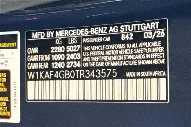 New 2026 Twilight Blue Metallic Mercedes-Benz C 300 image 60