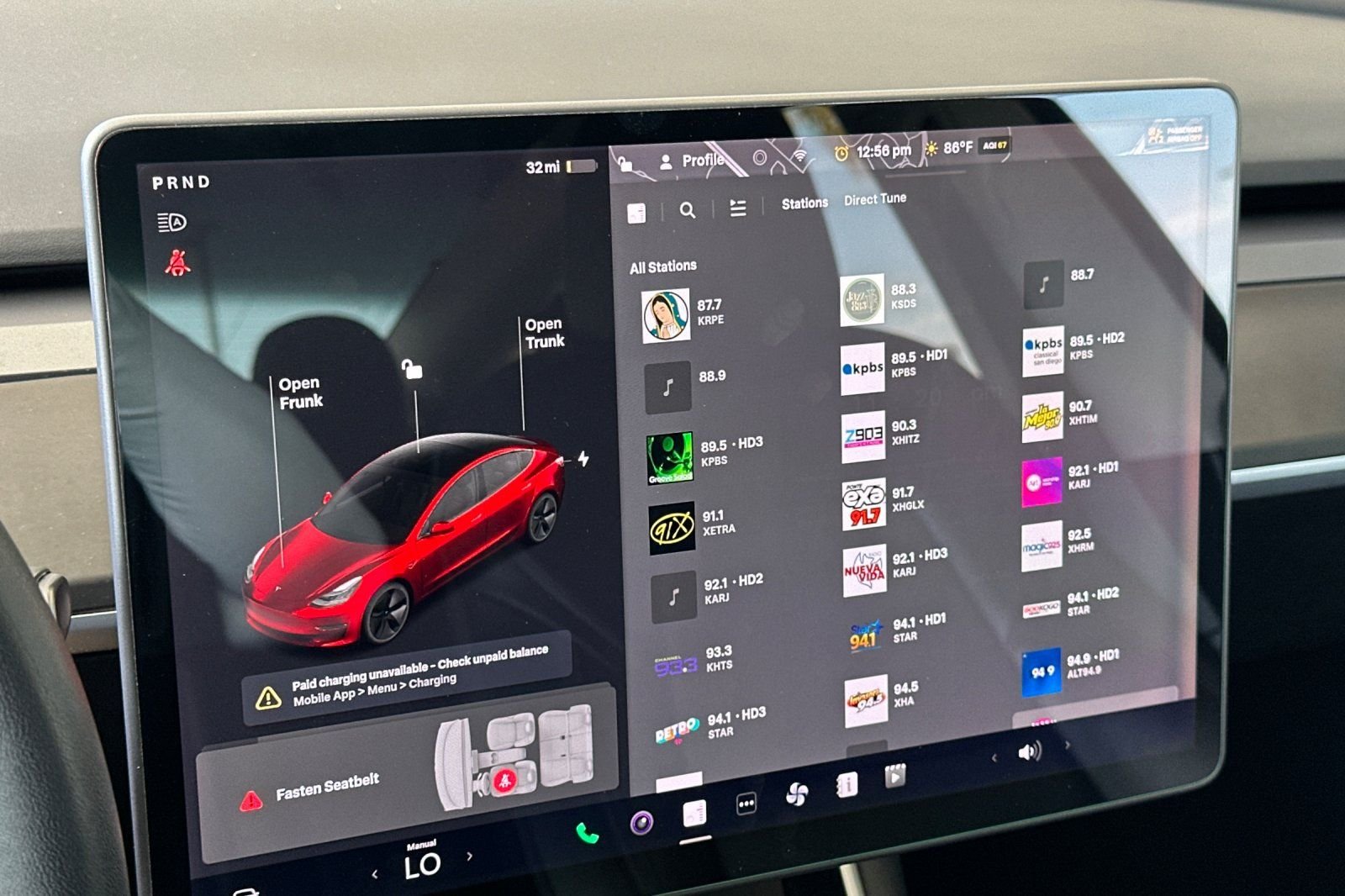 Used 2020 Red Multi-Coat Tesla Standard Range Plus image 16