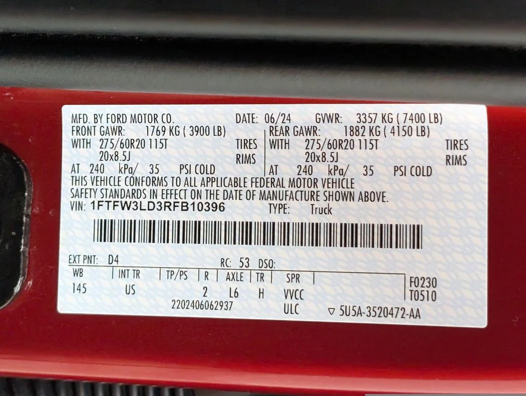 Certified Used 2024 Rapid Red Metallic Tinted Clearcoat Ford XLT image 32